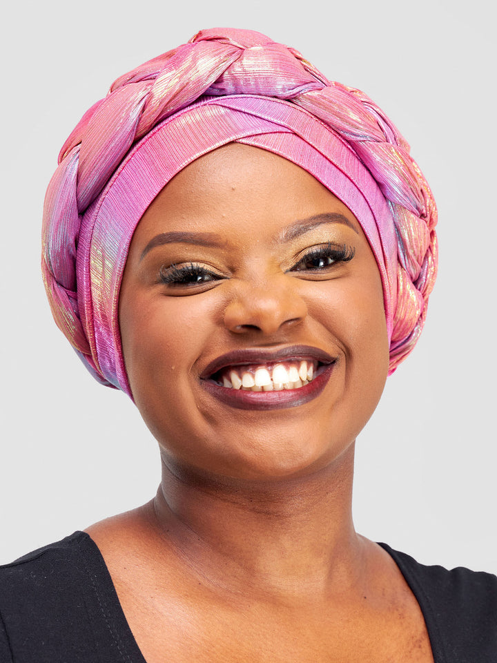 Turban Shiny Pink