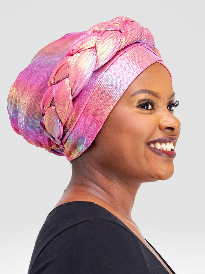 Turban Shiny Pink