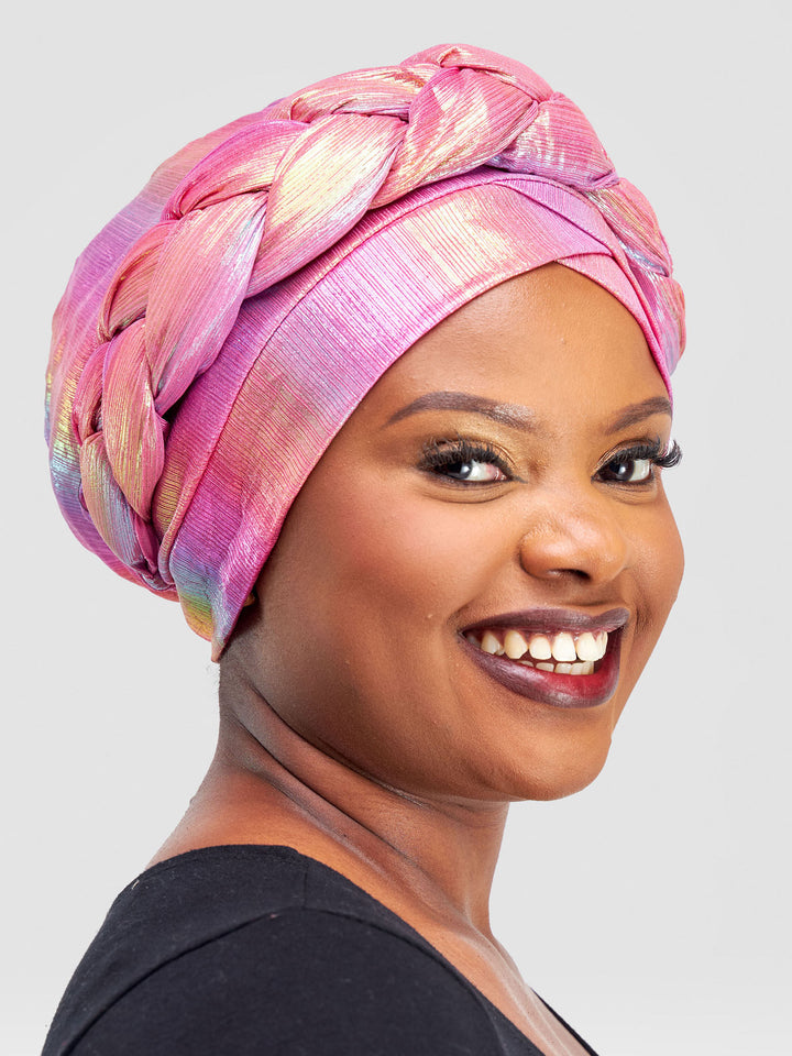 Turban Shiny Pink