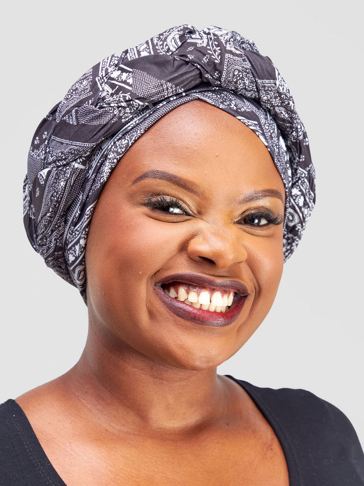 Black & white Turban