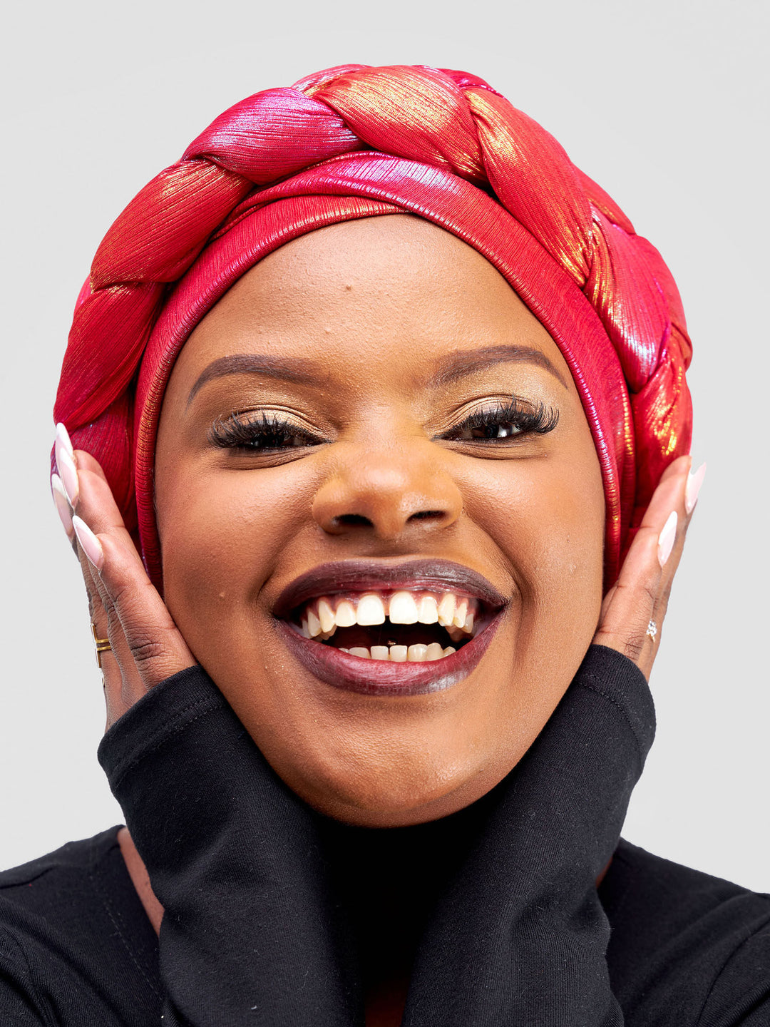 Shiny Red Turban