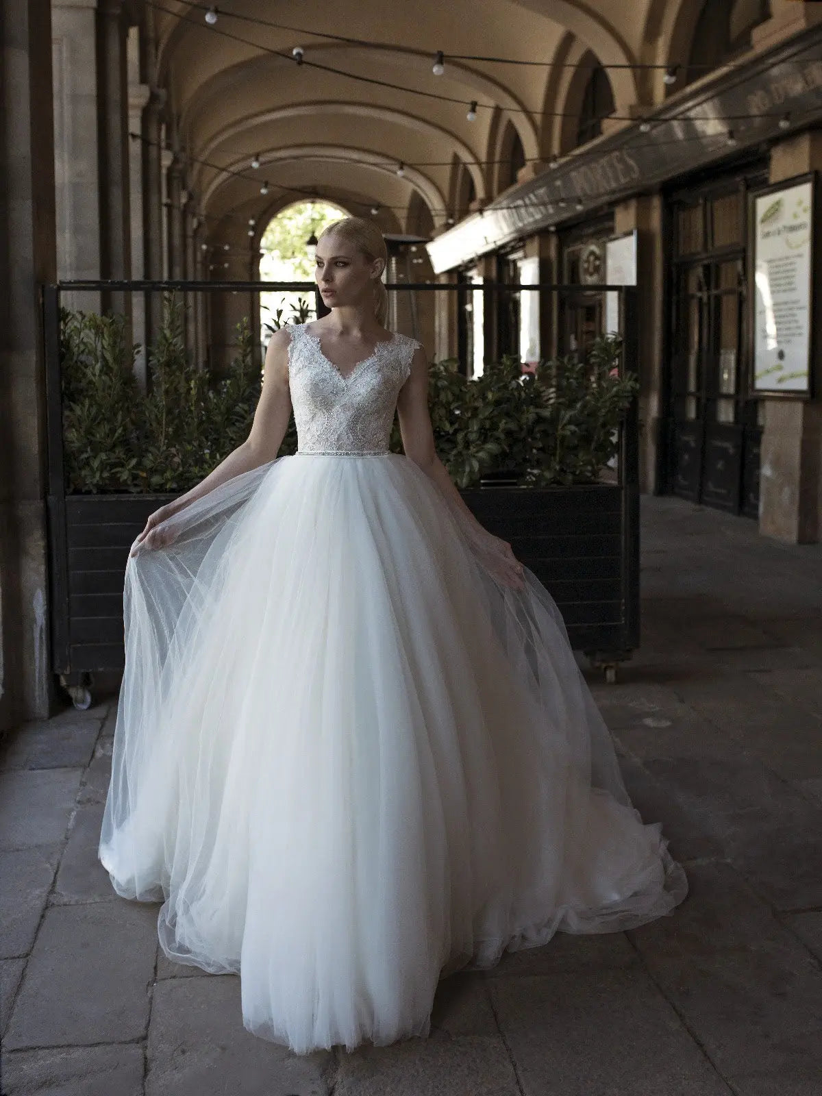 AFWGracella timeless classic wedding dress Aisha Fashion World