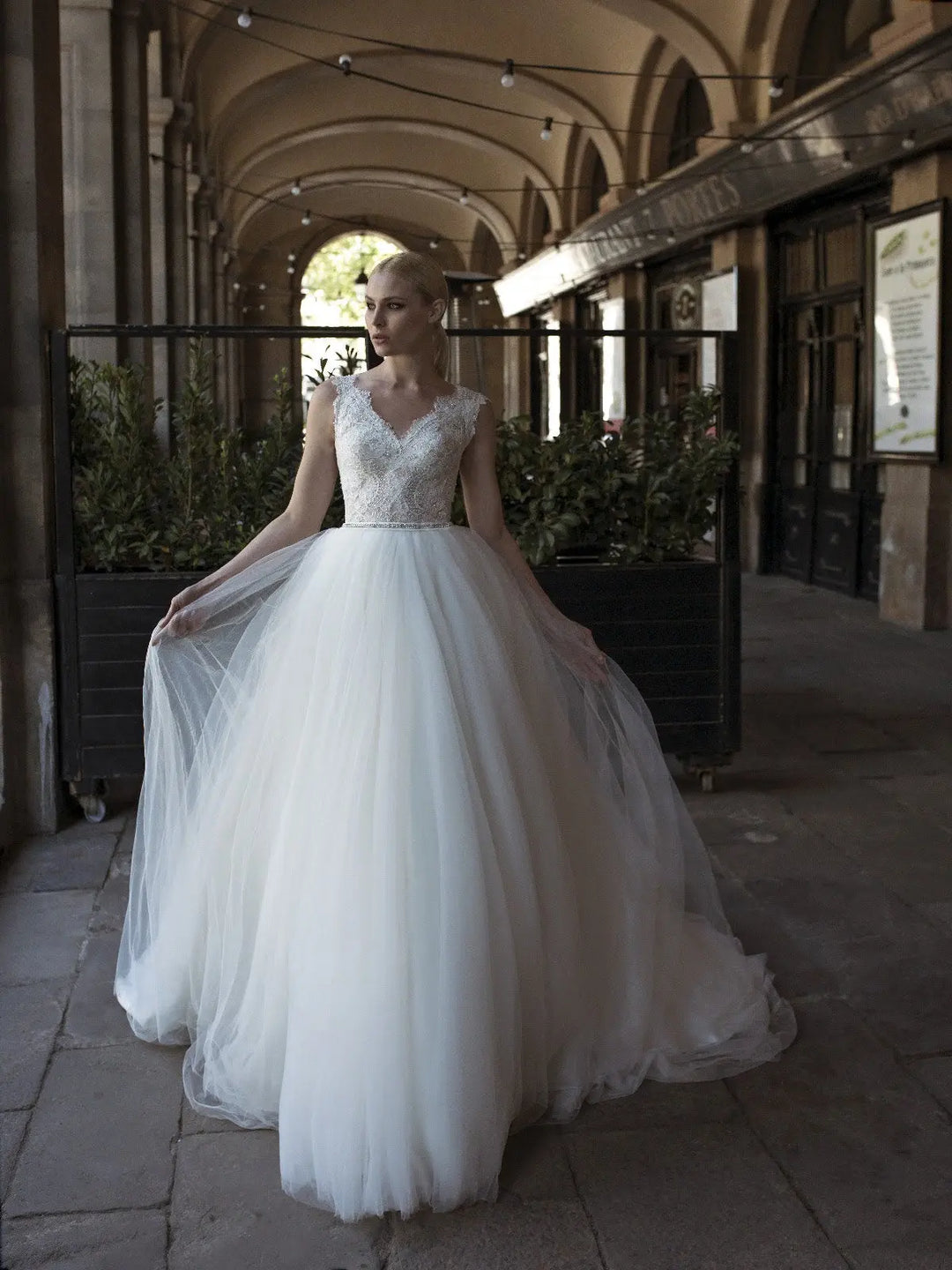 AFWGracella timeless classic wedding dress Aisha Fashion World