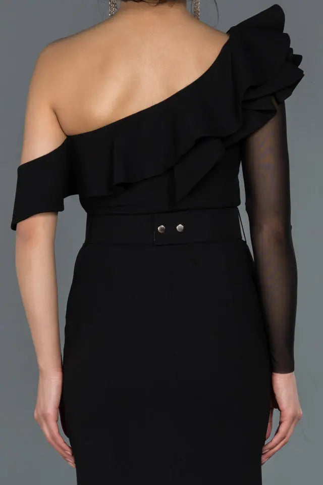 Long Black Mermaid Dress AFWABU1294 Aisha Fashion World