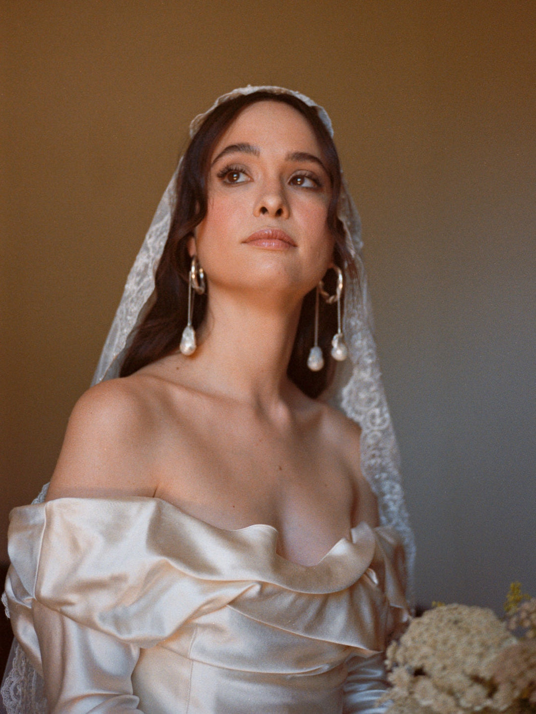 A Vision of Elegance: Timeless Satin Bridal Inspiration
