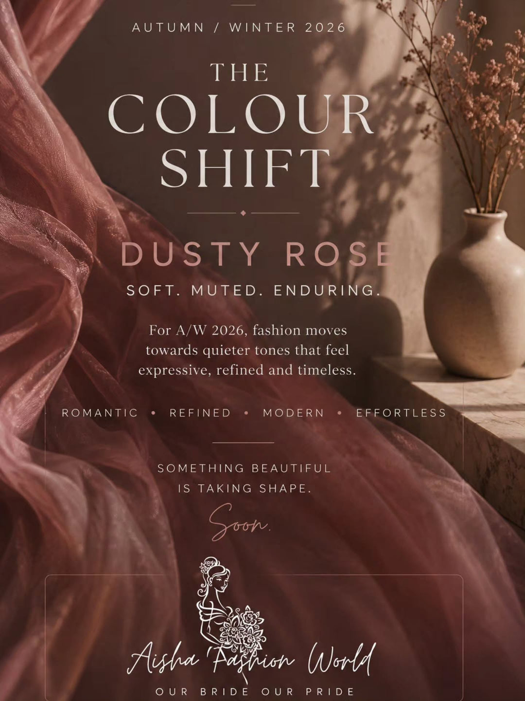 The Colour Shift: Why Dusty Rose Is Defining Modest Fashion for Autumn/Winter 2026