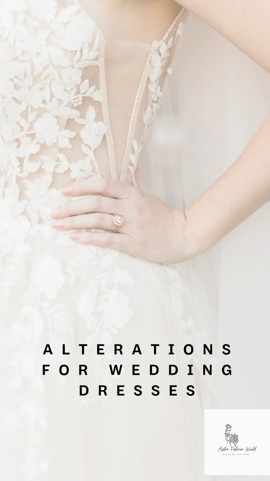 Wedding dress alterations Aisha Fashion World
