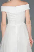 Short White Prom Gown AFWABK776 aishafashionworld