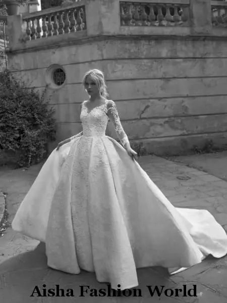 Aisha Fashion World Bridal 2018 Wedding dress - aishafashionworld