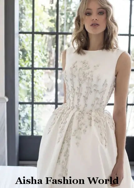 Aisha Fashion World Serenata Detailed Wedding Dress - aishafashionworld