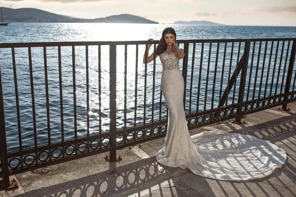 Crafted AFWIvory Mermaid wedding dress Aisha Fashion World